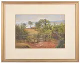 Walter H. Paton, Arran Landscape, 1864, watercolour
