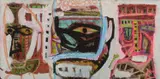 Mark Maglaic, Faces, 2008, mixed media on canvas