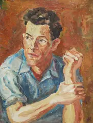 Shirley Keene, , PORTRAIT OF GEOFFREY MAINWARING C. 1942, OIL ON CANVAS, 66 X 50CM, oil