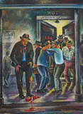 Douglas Roberts, , 6PM CLOSE, 1946, OIL ON CANVASBOARD, 55 X 41CM, oil