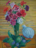 Robert Pulleine, , STILL LIFE, OIL ON BOARD, 39 X 29CM, oil