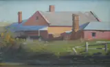 Francis Roy Thompson, , HOMESTEAD, OIL ON CANVASBOARD, 32 X 38CM, oil