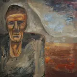 Douglas Roberts, , DROUGHT, OIL ON BOARD, 61 X 61CM (A/F), oil