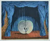 Yosl Bergner, The Performer, screenprint