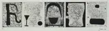 Gareth Laurence Sansom, Untitled, 1994, suite of 5 etchings 7/7