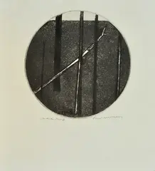 Fred Williams, Fallen Tree, 1967, etching, aquatint, engraving, and drypoint a/p