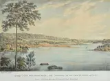 Joseph Lycett, Kissing Point, New South Wales c., 1824, engraving