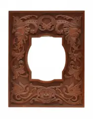 John Kendrick Blogg, A CARVED MIRROR FRAME, SIGNED AND DATED JUNE, 1909