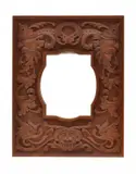 John Kendrick Blogg, A CARVED MIRROR FRAME, SIGNED AND DATED JUNE, 1909