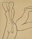 Roger Hilton, Two Female Nudes