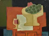 Bill Coleman, Still Life with Glass of Red Wine