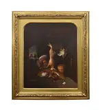 Possibly W. B. Gould, Still Life, Game in Alcove, oil on linen