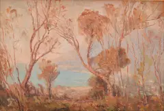 Lorne by Charles Wheeler, 1935, oil on canvasboard, sold Mar 2016
