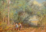 Frederick McCubbin, Study for The Rabbit Burrow, c.1910, oil on canvas