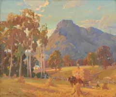 Max Middleton, Harvest, oil on canvas