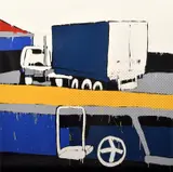 Jasper Knight, Truck Turning Behind Train