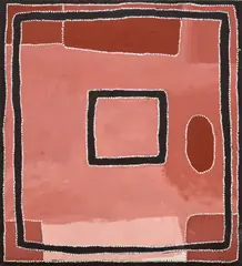 Warwaloon Country by Rammey Ramsey, 2007, acrylic on linen, sold Mar 2016