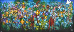 Pro Hart, Peace, 1990, acrylic on canvas