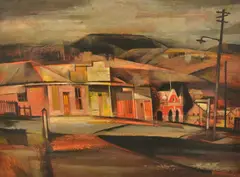 Omeo by Kenneth Jack, 1961-62, oil on board, sold Dec 2015