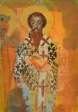 Donald Friend, St. Mark, gouache and ink on paper