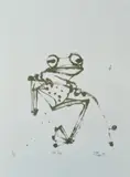 John Olsen, Tree Frog, 1973, lithograph
