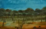 Pro Hart, Sheep Yards