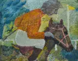Harry Rosengrave, Maiden Plate, mixed media on paper