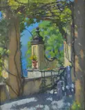 Patrick William Adam, The Terrace Verandah, 1892, oil on canvas