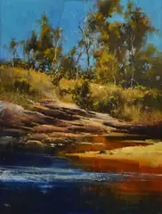 The Grampians by Herman Pekel, oil on board, sold Dec 2015