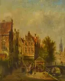Jan Jacob Coenraad Spohler, Amsterdam, oil on panel