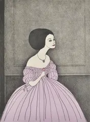 La Traviata by John Brack, 1981, colour lithograph, sold Sep 2015