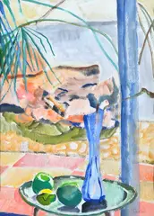Still Life by Judy Cassab, gouache on paper, sold Sep 2015
