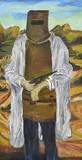 Pasquale Giardino, Between Ned Kelly and Mona Lisa c., 2010, oil on canvas