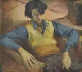 Clifton Pugh, Man Seated