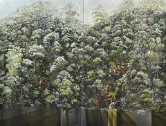 Robert Johnson, The D'Entrecasteaux Channel, oil on linen