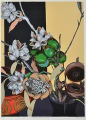 Criss Canning, Hakea and Other Seed Pods, 2006, screenprint 38/60