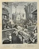 William Hogarth, Gin Lane, engraving