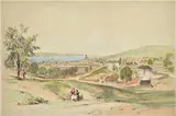 John Skinner Prout, Hobart Town, lithograph
