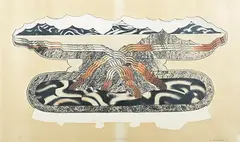 John Stanley Clutterbuck, Public Foundation, 1973, etching 6/15