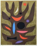 John Coburn, Resurrection Tree, 1978, screenprint 46/50
