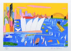 Ken Done, Sydney Harbour, 2000, lithograph 42/300