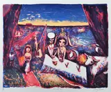 Garry Shead, Sacred Cow, screenprint 41/90