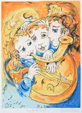 David Boyd, Song of the Angels, screenprint 57/75