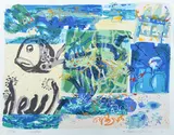 Frank Hodgkinson, Sweet Lips, 1990, lithograph 33/75