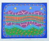 Sally Morgan, River Picture, 1989, lithograph 71/95