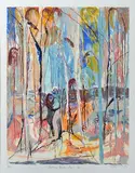 Arthur Boyd, Shoalhaven Riverbend Trees I, 1996, lithograph 36/700