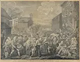 William Hogarth, A Representation of the March of the Guards Towards Scotland, in the Year