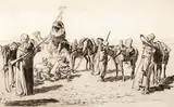 The Basra Guard, Algiers by Lionel Lindsay, etching and drypoint, ed. of 100, sold May 2015