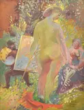 Vincent Brown, Air Plein Soleil (The Nude Model), 1940, oil on board