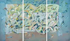 Bruno Leti, Garden Monument, 1987, oil on canvas